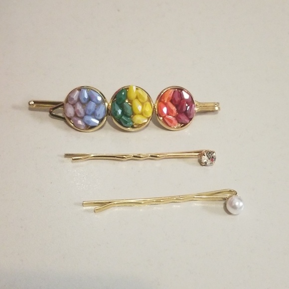 🎉SALE 3 FOR $15 🎉 Hair Pin RAINBOW - Picture 2 of 3